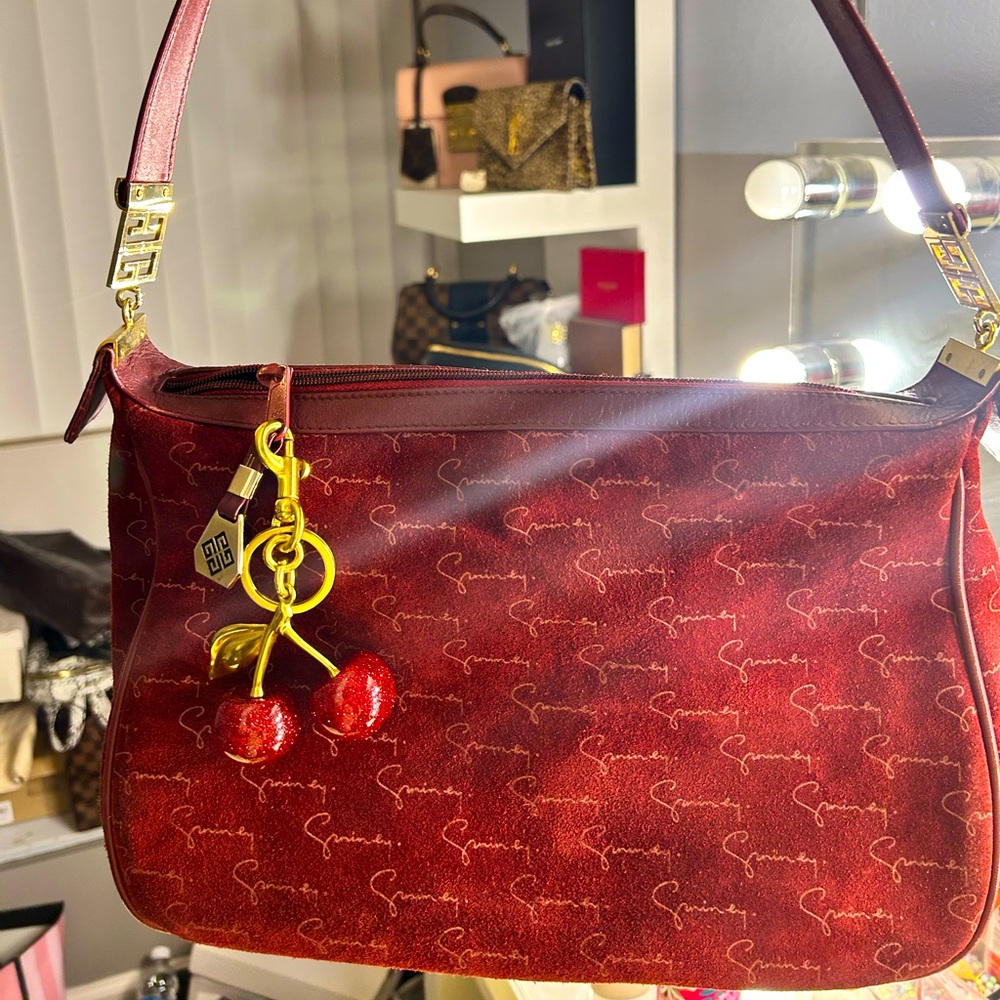 Vintage Givenchy Suede shoulder bag